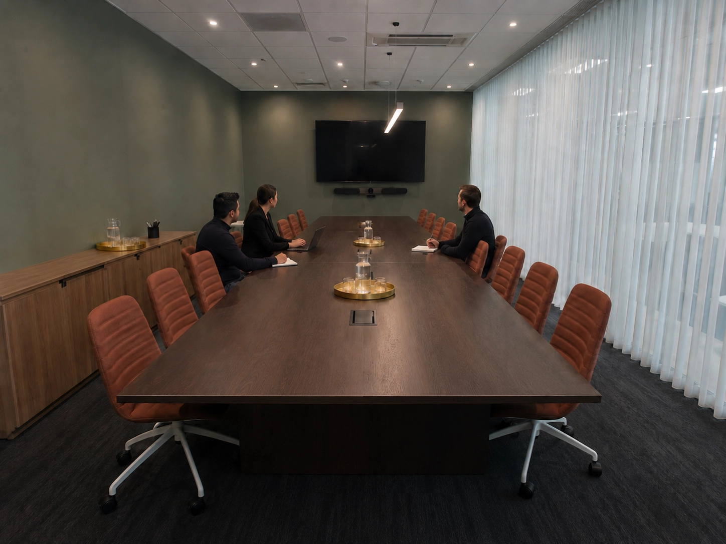14 seat boardroom at 100 King William Street Adelaide CBD