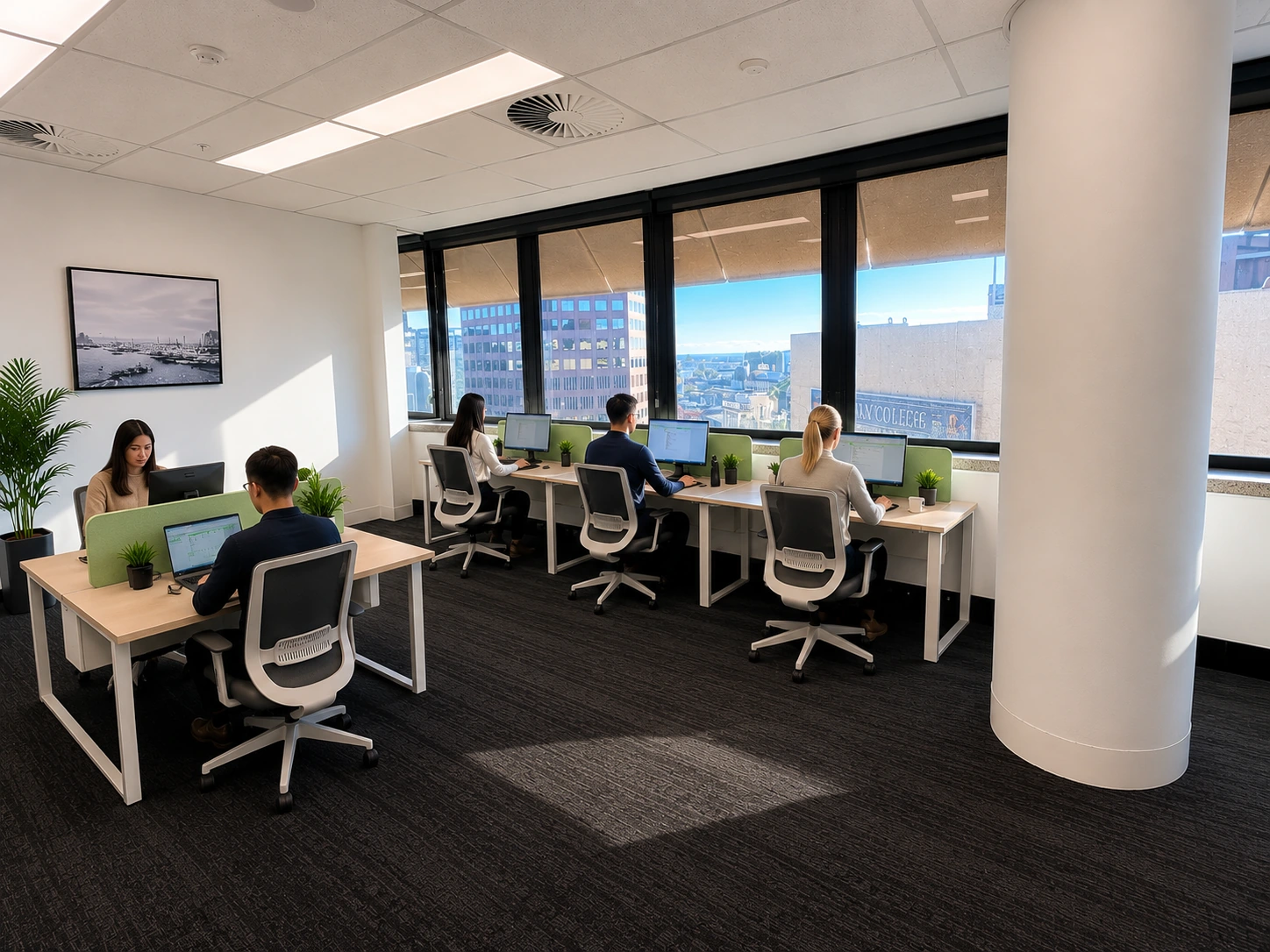 dedicated-desk-office-space-adelaide-cbd-level-15 Dedicated desk office space at CorporateCubes.Co Adelaide CBD