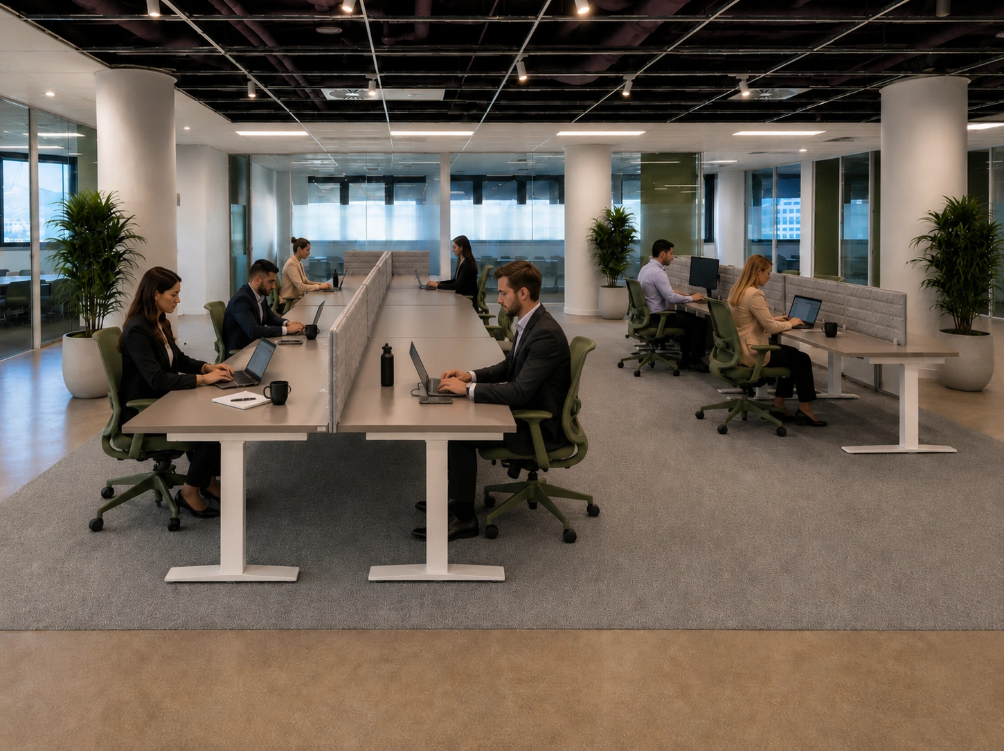 hot-desks-dedicated-desks-adelaide-cbd-coworking Hot desks and dedicated desks at CorporateCubes.Co Adelaide CBD