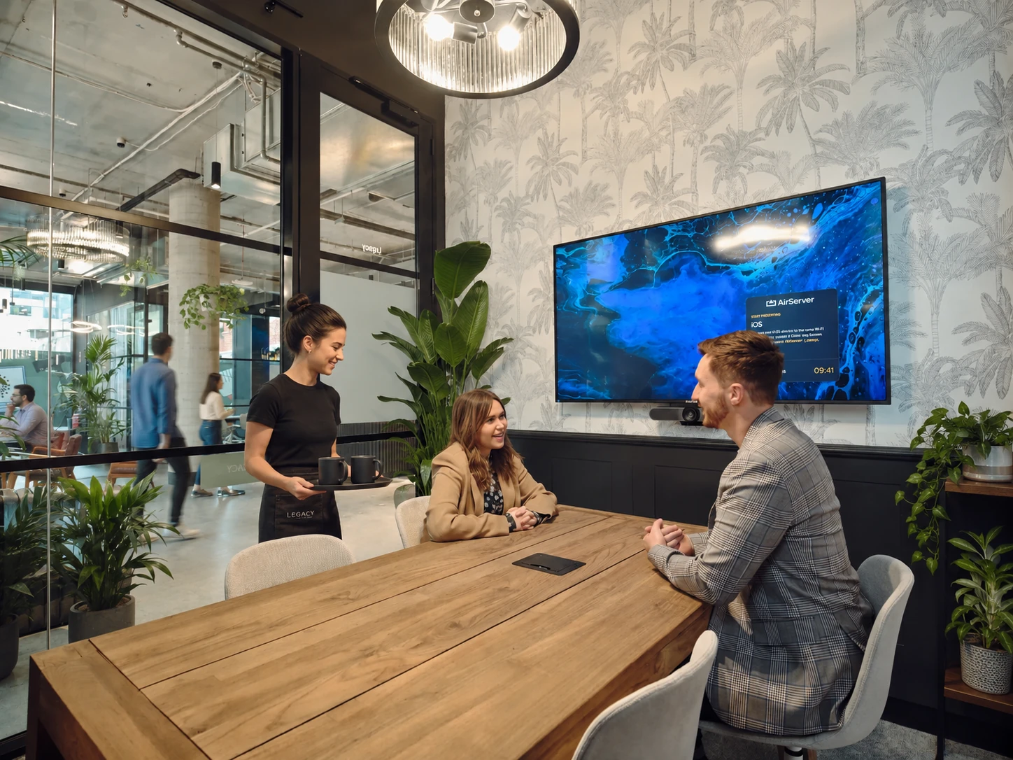 Corporate team using a scalable private office workspace in Australia
